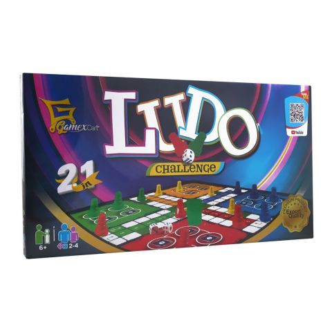 Gamex Cart 2-In-1 Ludo Challenge Large Box, L1 406-7081