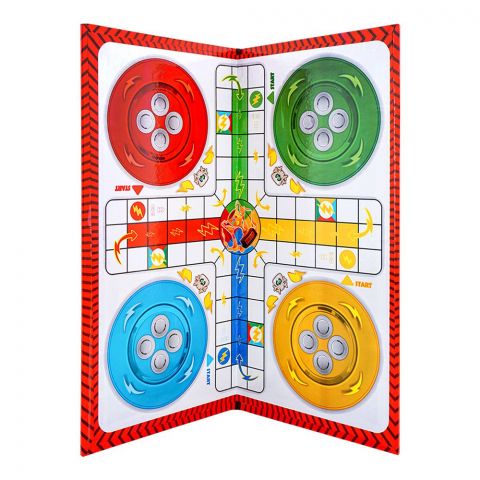 Gamex Cart Wooden Ludo & Racing Board, S2, 410-7952