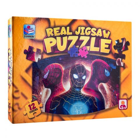 Jr. Learners Real Jigsaw Puzzle Spider-Man, For 3+ Years, 416-8904
