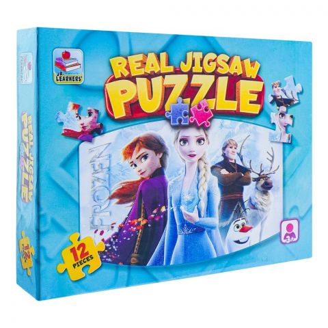 Jr. Learners Real Jigsaw Puzzle Frozen, For 3+ Years, 416-8909-2338