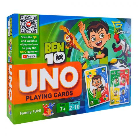 Gamex Cart UNO Ben 10 Playing Card, For 6+ Years, 423-9704