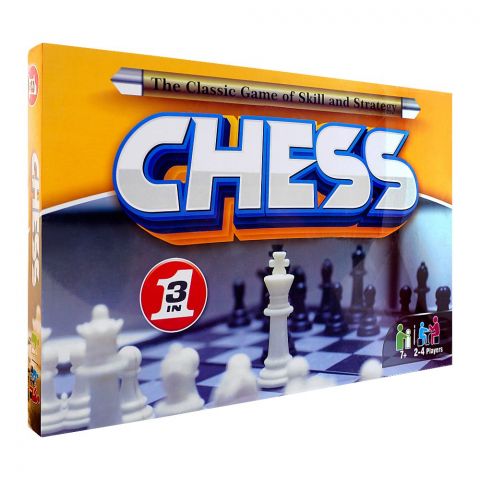 Gamex Cart 3-In-1 Ordinary Chess & Ludo, 447-7604