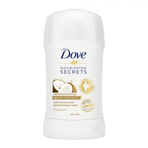 Dove Nourishing Secrets Restoring Ritual 48H Anti-Perspirant Deodorant Stick, For Women, 40g