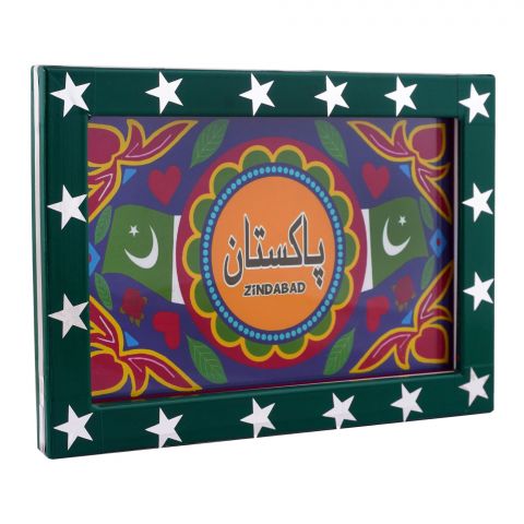 Star Shine Truck Art Pakistan Zindabad Wall Frame, 4 x 6 Inches