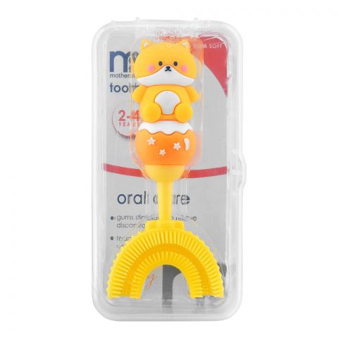 Mothercare Oral Care 2-4 Years Toothbrush, Yellow, Extra Soft