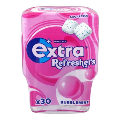 Wrigley's Extra Refreshers Bubble Mint Sugar-Free, 30-Pack Bottle