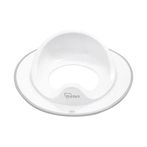 Tinnies Baby Toilet Seat Cover, White, 15x12.5 Inches, T061