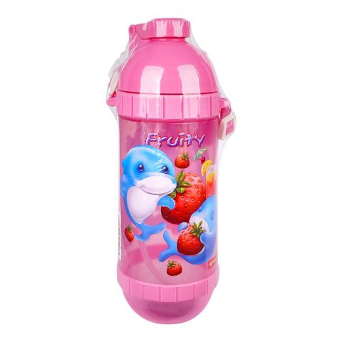 Lion Star Plastic Sonic Water Bottle, 850ml, Pink, N-66