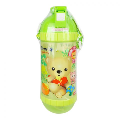 Lion Star Plastic Sonic Water Bottle, 850ml, Green, N-66