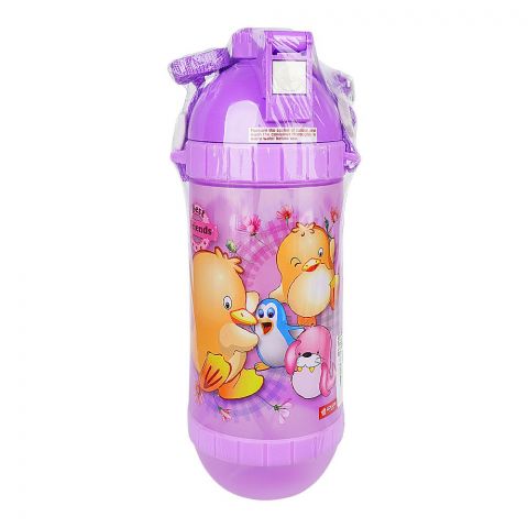 Lion Star Plastic Sonic Water Bottle, 850ml, Purple, N-66