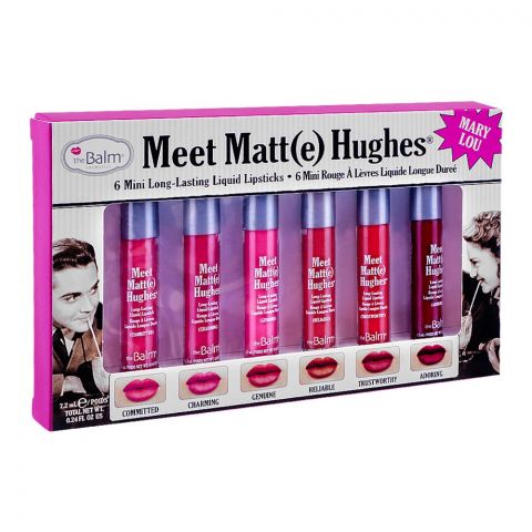 The Balm Cosmetics Meet Matt(e) Hughes 6 Mini Rouge Liquid Lipstick, Volume-13, 7.2ml