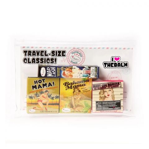 The Balm Cosmetics Travel-Size Classics! Highlighter, Blush, Bronzer & Mascara Set, 4-Pack