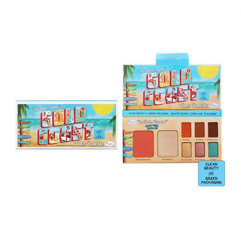 The Balm Cosmetics Voyage Gold Coast Face Palette, 10g