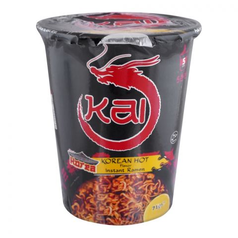 Kai Instant Ramen Korean Hot Cup Noodle, 72g