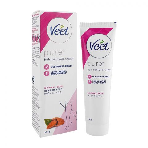 Veet Pure Shea Butter Normal Skin Hair Removal Cream, 100ml
