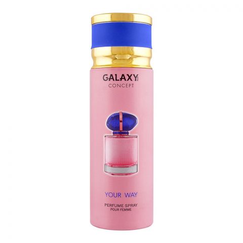 Galaxy Concept Your Way Pour Femme Perfume Body Spray, For Women, 200ml