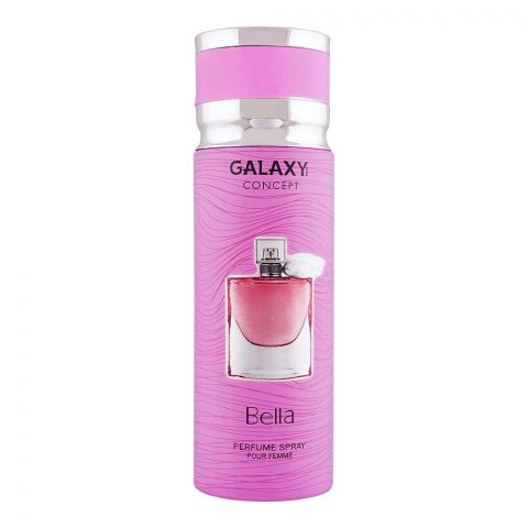 Galaxy Concept Bella Pour Femme Perfume Body Spray, For Women, 200ml