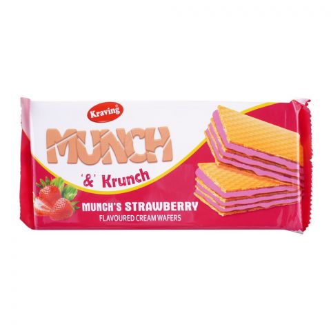 Munch & Krunch Strawberry Wafer, 75g