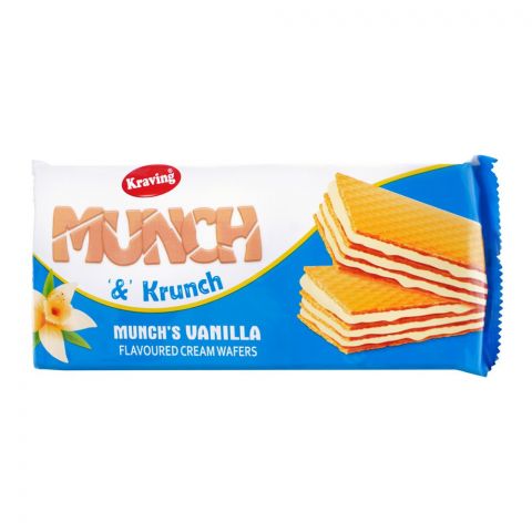 Munch & Krunch Vanilla Wafer, 75g