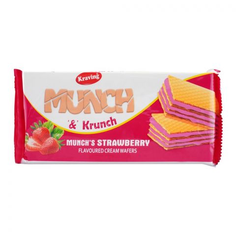 Munch & Krunch Strawberry Wafer, 150g