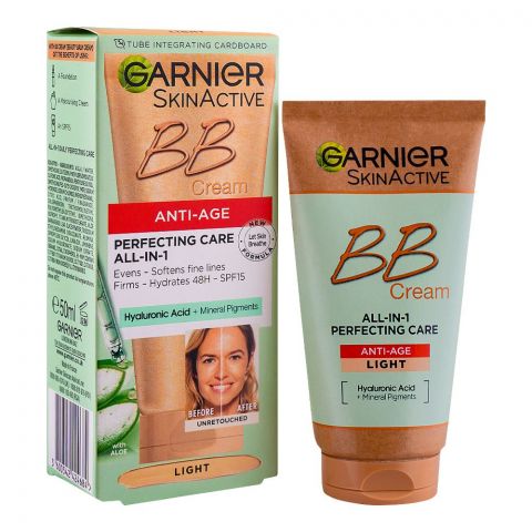 Garnier Skin Active Perfecting Care All-In-1 Anti-Age BB Cream Light, 50ml