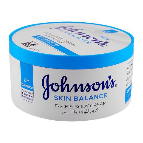 Johnson's Skin Balance Dry & Sensitive Skin Face & Body Cream, 300ml