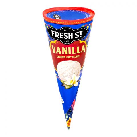 Fresh Street Vanilla Ice Cream Cone, 110ml