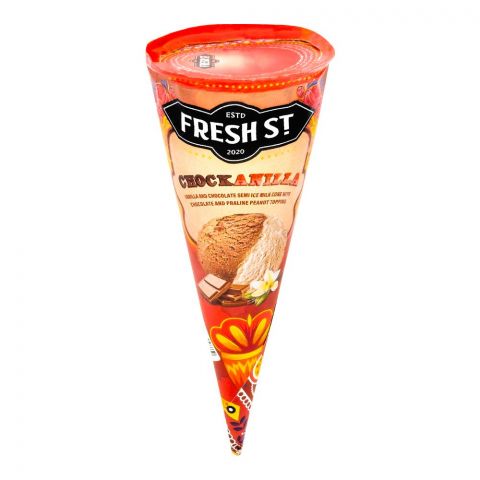 Fresh Street Chockanilla Ice Cream Cone, 110ml