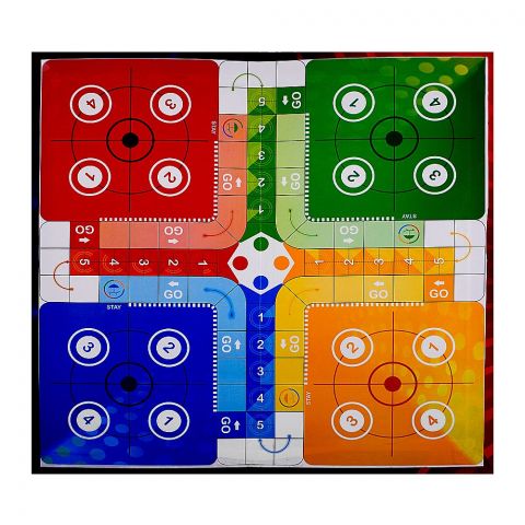 Gamex Cart Wooden Double-Sided Ludo, Xl2 413-7982