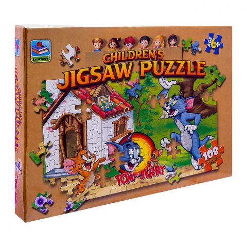 Learner's Childern Puzzle Jigsaw Tom & Jerry, For 6+ Years, 417-8807