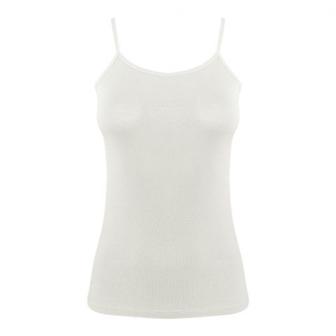 Q-EN Bamboo Camisole, Off White, 700