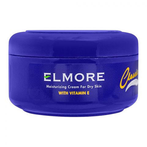 Elmore Classic Vitamin E Moisturizing Cream, For Dry Skin, 200ml