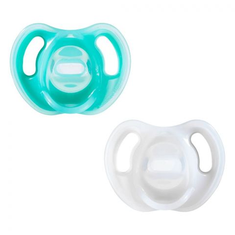 Tommee Tippee Ultra-Light Soft Silicone Soother, For 0-6 Months, 2-Pack, 533495