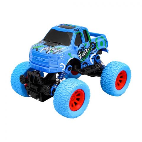 Rabia Toys Pull Back Off Road Climbing Four Wheel Car, Blue, ORC060