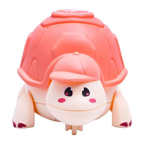 Rabia Toys Cute Little Turtle With Light & Music Pink, HY-721