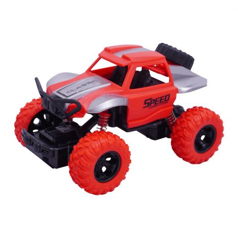 Rabia Toys Extreme Classic Pull Back Jeep, Red, 229-2