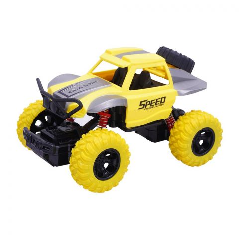 Rabia Toys Extreme Classic Pull Back Jeep, Yellow, 229-2