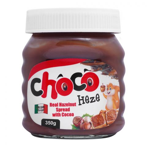 Milkyz Food Choco Heze Hazelnut With Cocoa Spread, 350g