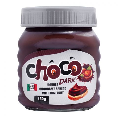 Milkyz Food Choco Dark Chocolate With Hazelnut Spread, 350g
