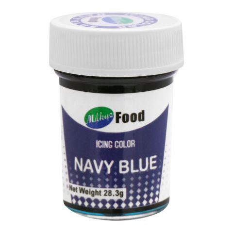 Milkyz Food Royal Navy Blue Icing Gel Color, 28.3g