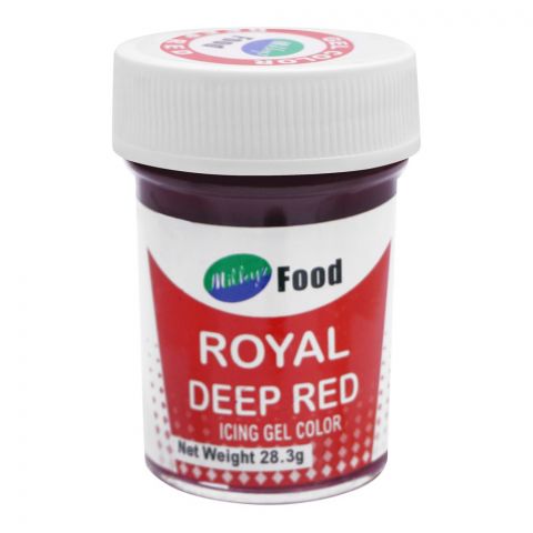 Milkyz Food Royal Red Icing Gel Color, 28.3g