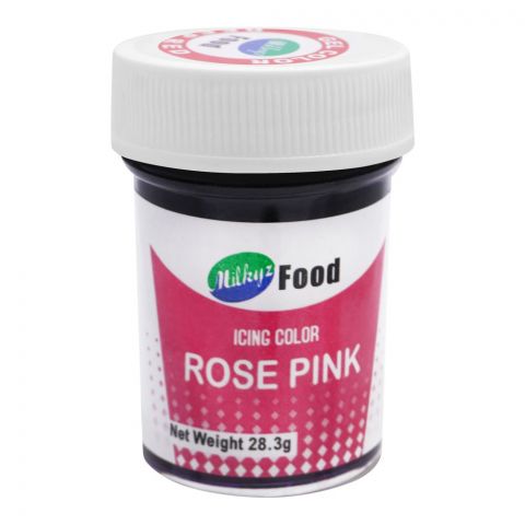 Milkyz Food Royal Rose Pink Icing Gel Color, 28.3g
