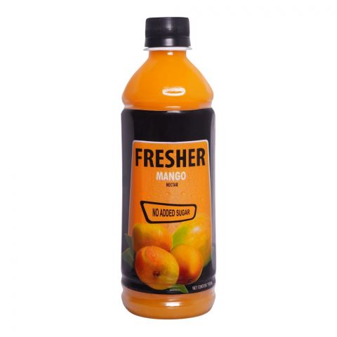 Fresher Mango Nector No Added Sugar Juice, 500ml Bottle