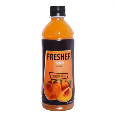 Fresher Peach Nector No Added Sugar Juice, 500ml Bottle