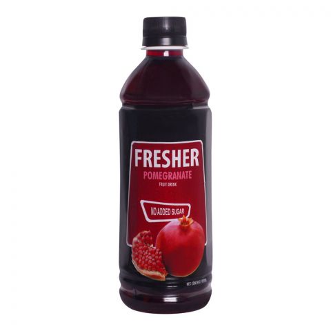Fresher Pomegranate Nector No Added Sugar Juice 500ml Bottle