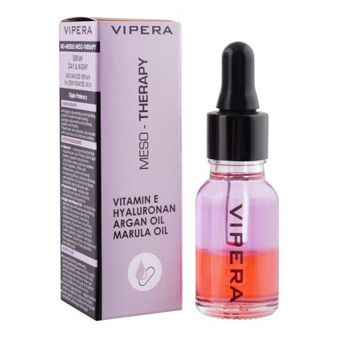 Vipera Meso-Therapy Vitamin E Hyaluronan Argan & Marula Oil, 15ml