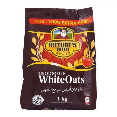 Nature's Own White Oats, 1 KG Pouch