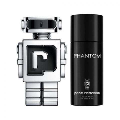 Pacco Lady Phantom Set, For Women, Eau De Toilette 100ml + Deodorant Spray, 150ml