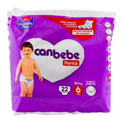 Canbebe Pant Economy Pack No. 6 Extra Large, 16+ KG, 22-Pack