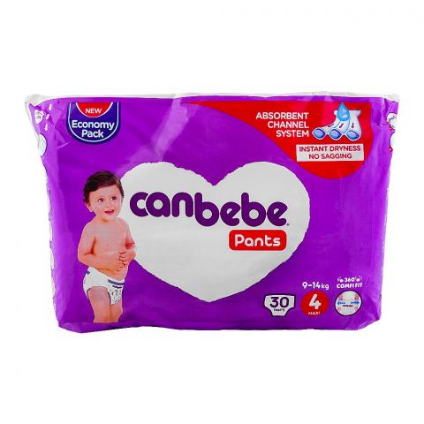 Canbebe Pant Economy Pack No. 4 Maxi, 9-14 KG, 30-Pack